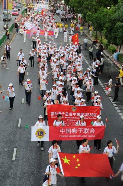 百余名狮友赴泰参加第91届国际狮子年会